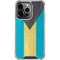 Bahamas Flag Distressed iPhone 15 Pro Clear Case